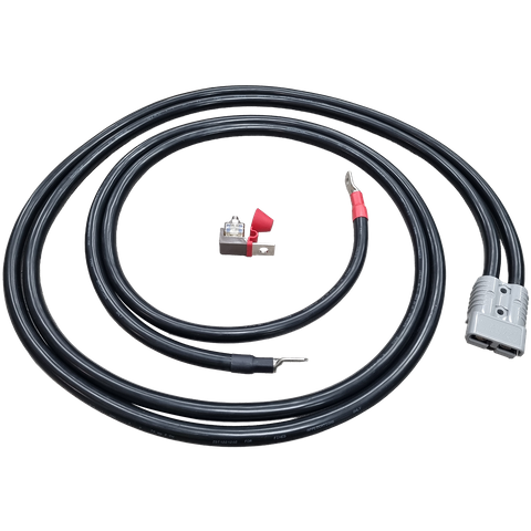 Enerdrive 70mm2 battery cable kit featuring AP175 connector, 8mm lugs and MIDI fuse holder