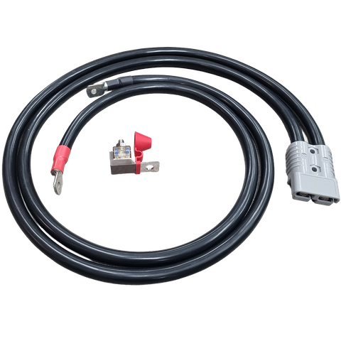Enerdrive 70mm2 battery cable kit with AP175 connector, 8mm lugs and fuse holder