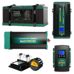 Enerdrive lithium power bundle with 300Ah battery, 2600W inverter, AC and DC chargers and battery monitor