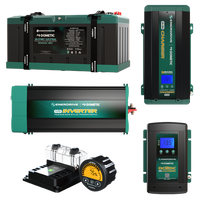 Enerdrive lithium power bundle with 300Ah battery, 2600W inverter, AC and DC chargers and battery monitor
