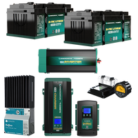 Enerdrive B-TEC lithium battery bundle with chargers, 2600W inverter and ePRO PLUS monitor