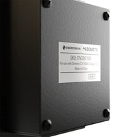 Side view of the remote display housing showing the model and SKU label