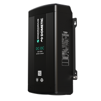 Technical specification label on the side of the Enerdrive charger