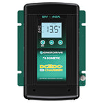 Front view of Enerdrive DC2DC charger with LCD screen and control buttons