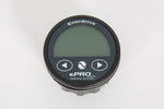 Enerdrive ePRO PLUS round battery monitor display with LCD screen and tactile navigation buttons