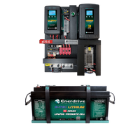 Enerdrive eSYSTEM AC/DC board with DC2DC charger and 300Ah B-TEC lithium battery