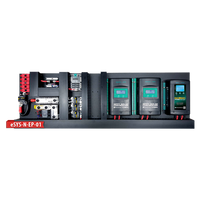 Enerdrive pre-wired power system with dual MPPT controllers and DC-DC charger on a mounting board