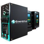 Left-hand canopy power system with Simarine monitor, DC to DC charger and AC battery charger