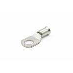 Tin-plated 10mm² copper lug with M8 hole and flared bellmouth entry