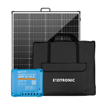 Exotronic 200W portable folding solar panel kit with Victron MPPT controller and bag