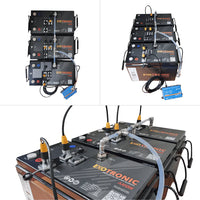 Exotronic 0.3m RS485 communication cable with IP66 waterproof connectors for Axion batteries in parallel