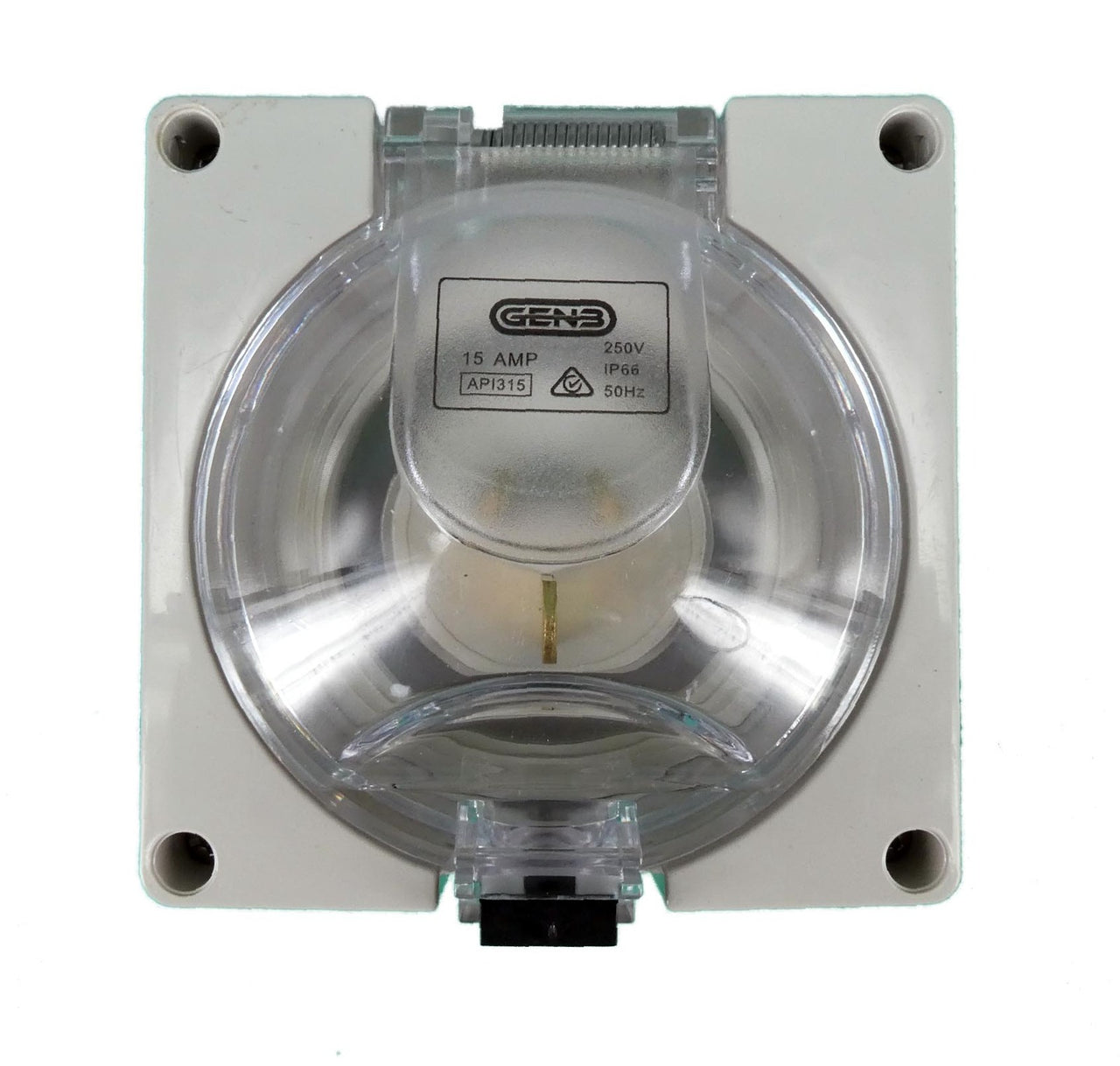 Gen3 250V 15A API315 3 Pin Appliance Inlet