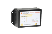 Genasun 36V waterproof MPPT solar charge controller with wiring guide and status LED