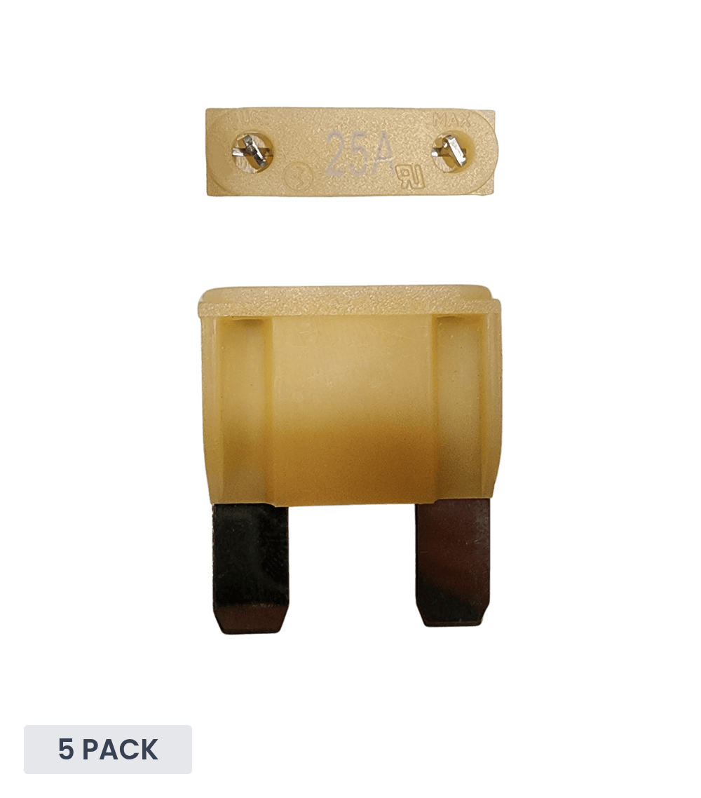 Exotronic 25A Maxi Blade Fuse - 5 pack