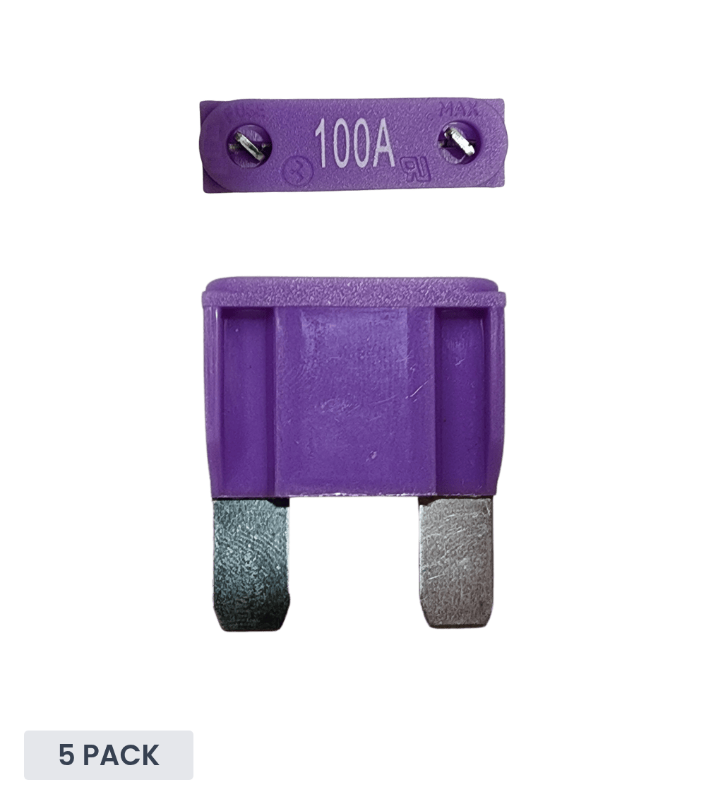 Exotronic 100A Maxi Blade Fuse - 5 pack