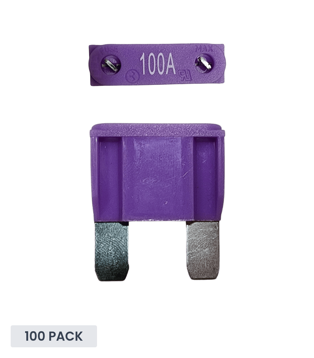 Exotronic 100A Maxi Blade Fuse - 100 pack