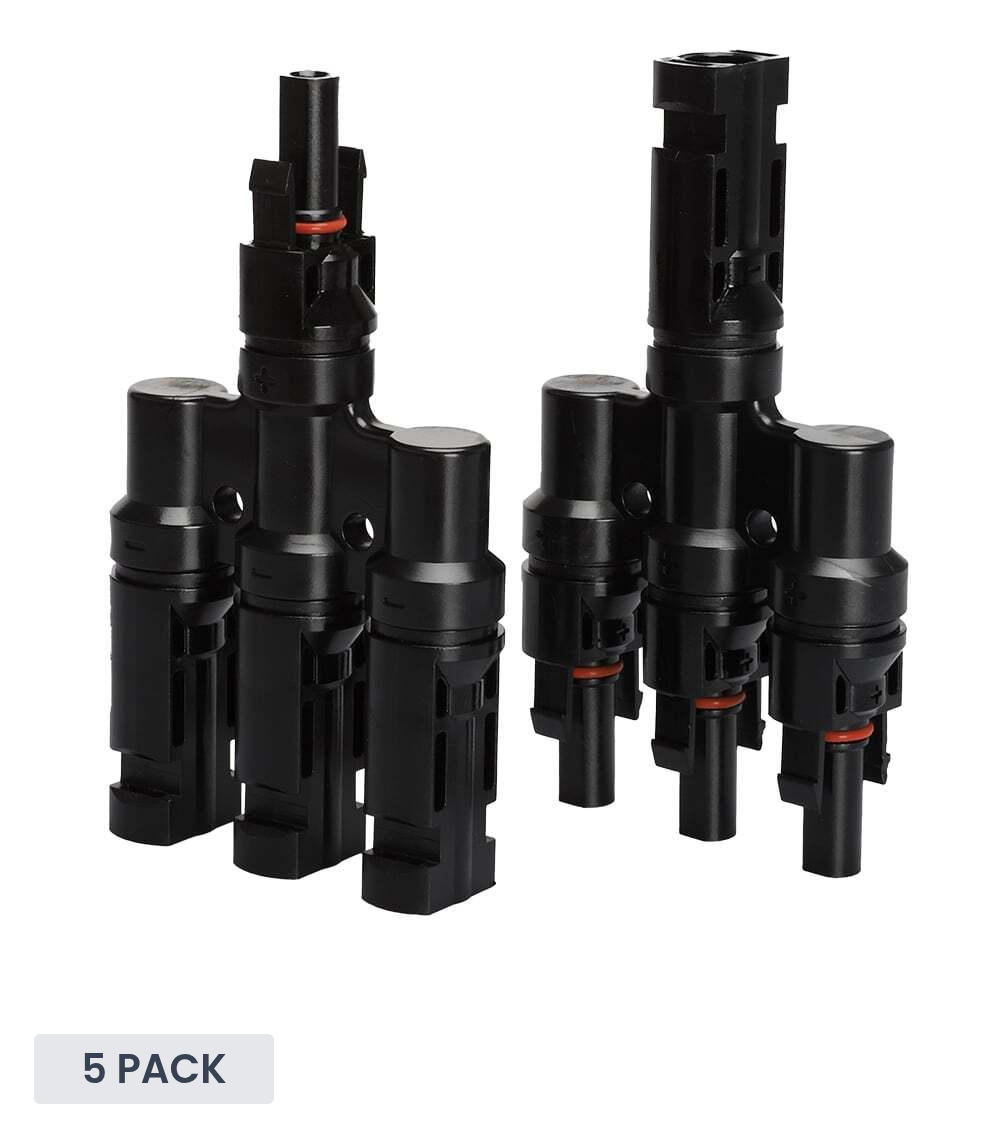 Exotronic 3 to 1 'h' Branch Joiner Connector Pair - 5 Pack