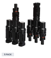 Exotronic 3 to 1 'h' Branch Joiner Connector Pair - 5 Pack