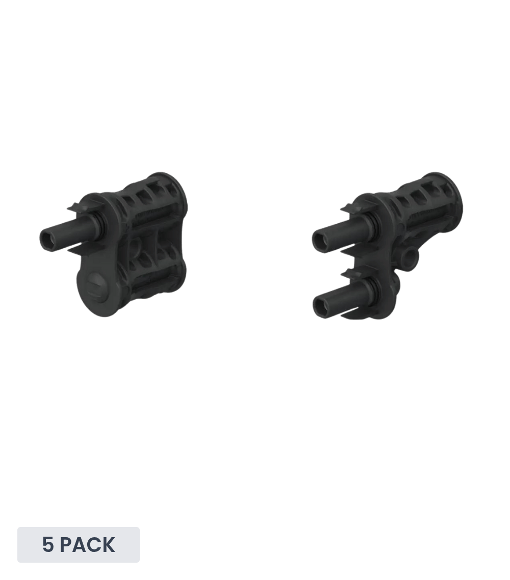 Stäubli MC4 Evo 2 Connector 'h' Branch Pair 2 to 1 - 5 Pack