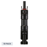 Exotronic 15A In-line Blocking Diode Solar Connector - 10 Pack