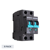 Exotronic 32A 2-Pole DC Circuit Breaker (MCB) - 6 Pack