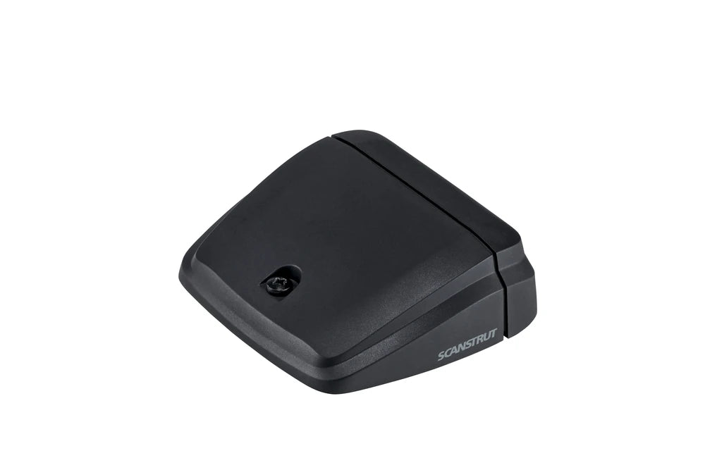 Perspective view of the black multi cable seal highlighting its sleek aerodynamic design