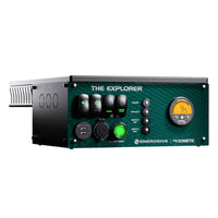 Horizontal green canopy power system with illuminated switches and battery monitor