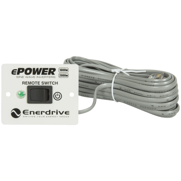 Enerdrive ePOWER remote control switch with connection cable