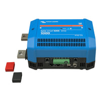 Victron Lynx Smart BMS 1000 with protective terminal covers removed showing M10 busbars