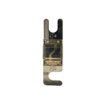 Top view of 60A Midi fuse featuring clear housing and tin-plated terminals