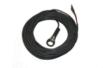 Morningstar battery temperature sensor with metal ring terminal and long grey coiled cable
