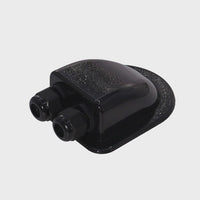 Exotronic 2 Gland Black Cable Entry Cover (Lightweight ABS)