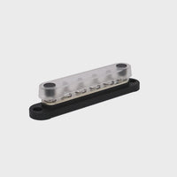 Exotronic 150A Black 6x M6 Stud Busbar with Cover