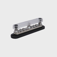 Exotronic 300A Black 3x M10 Stud & 10x Screw Busbar with Cover