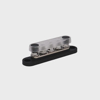 Exotronic 150A Black 5x M6 Stud Busbar with Cover