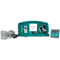 Inverter remote control panel kit including connection cable and front mounting housing