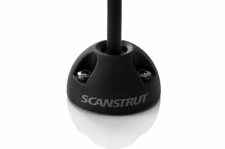 Black Scanstrut vertical cable seal with cable passing through the centre