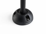 Black Scanstrut vertical cable seal with 21mm connector capacity and black cable on white background