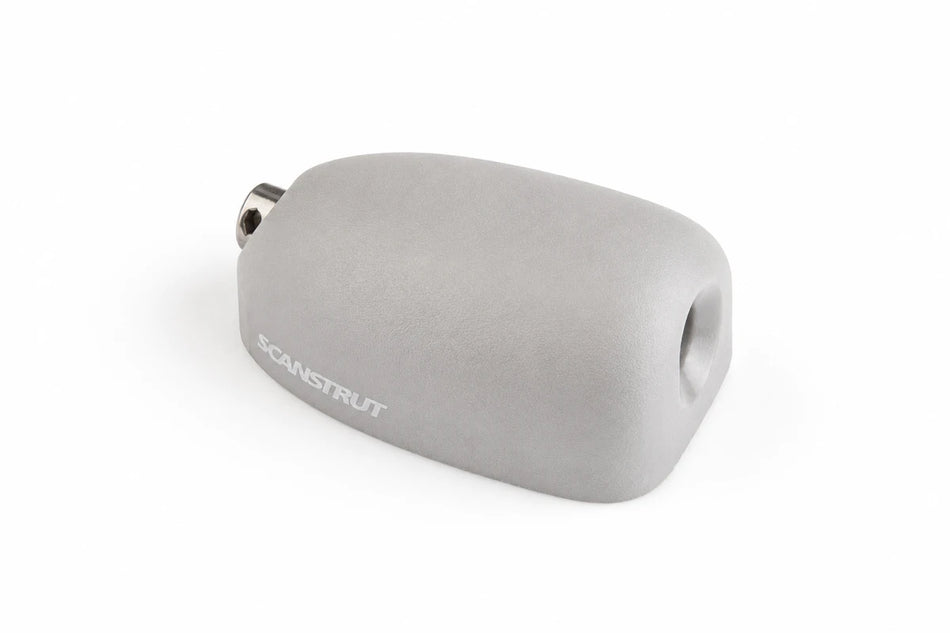 Grey Scanstrut horizontal cable seal for 2-6mm cables on white background