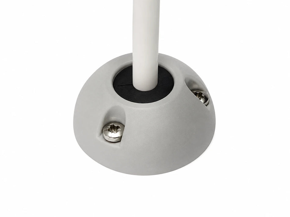 Grey Scanstrut cable seal for Starlink cables with white cable and mounting screws