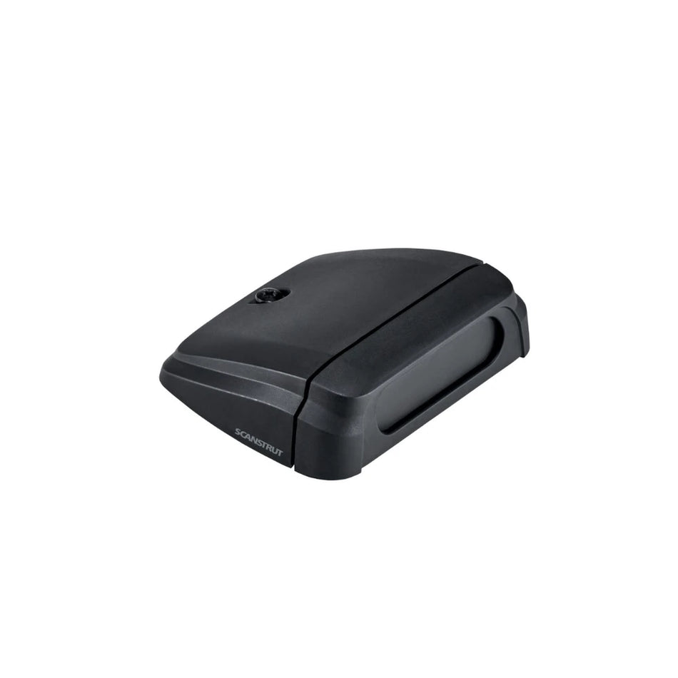 Low profile black Scanstrut horizontal multi cable seal for waterproof cable entry