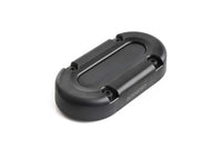 Side perspective of the black Scanstrut multi cable deck seal