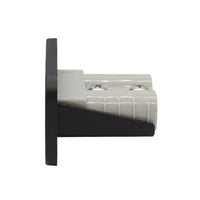 Side profile of flush mount panel demonstrating mounting depth and slim faceplate