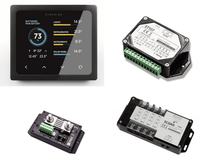 Bundle overview showing the Pico display, ST107 tank module, SC503 shunt and SCQ50 quad shunt