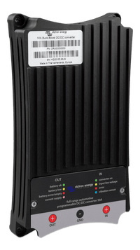 Perspective view of the DC-DC converter highlighting the slim 30mm profile