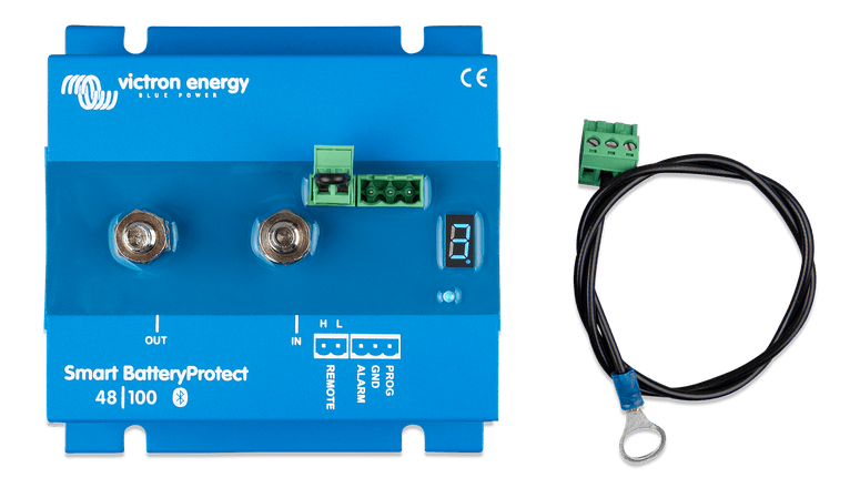 Victron 48V 100A Smart BatteryProtect with M8 terminals and programming display