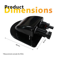 Product dimensions diagram showing 106mm width, 99mm length and 44mm height