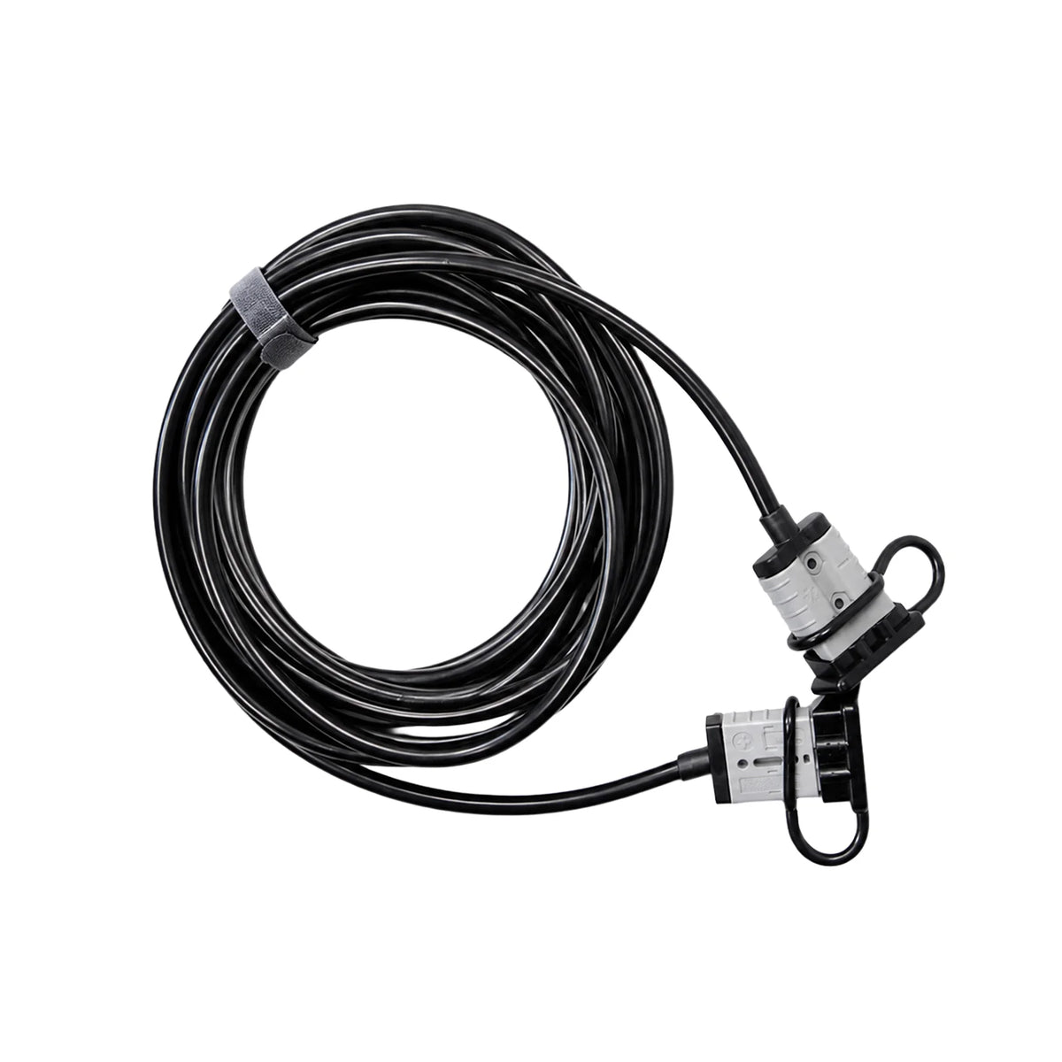 Extension cable with high-current Anderson-style connectors for solar blanket
