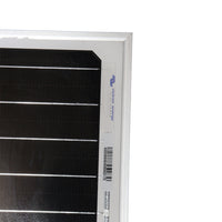 Close-up of the aluminium frame and monocrystalline solar cell texture