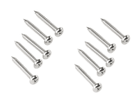 Set of eight stainless steel self-tapping screws for solar bracket installation